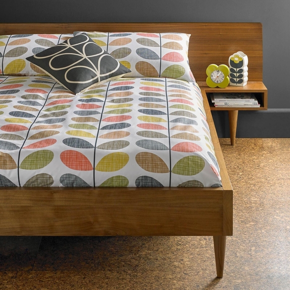 NWT Orla Kiely Retro-Inspired Queen (British King) Duvet Cover RETIRED PATTERN